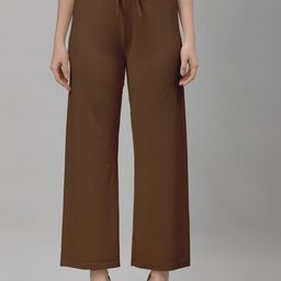 NEUDIS Women Relaxed Straight Fit Mid-Rise Parallel Trousers-image-97