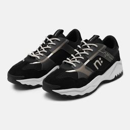 nubeat GROOVESTAR Black Leather Men Sneakers-image-34