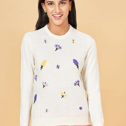 Honey by Pantaloons Floral Embroidered Pullover-picture-47