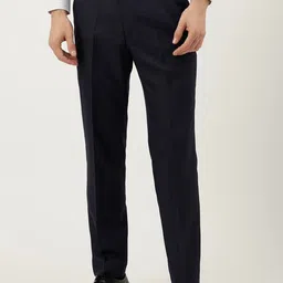 Marks & Spencer Men Mid-Rise Regular Fit Formal Trouser-image-28