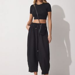 Happiness istanbul Women Mid-Rise Plain Parallel Trousers-image-19