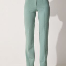 Happiness istanbul Women Cotton Parallel Trousers-image-56