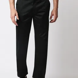 Basics Men Green Trousers-image-42