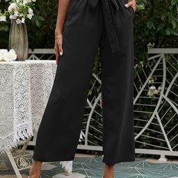 StyleCast Black Women Mid-Rise Peg Trousers-image-28