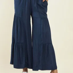 Moda Rapido Women Pleated Culottes Trousers-picture-26