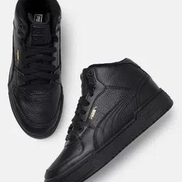 Puma Unisex CA Pro Mid-Top Perforations Leather Sneakers-65