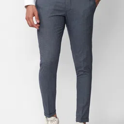 SIMON CARTER LONDON Men Mid-Rise Slim Fit Formal Trousers-image-84