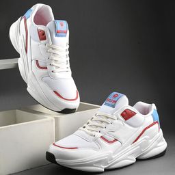 HRX by Hrithik Roshan Men White Woven Design Sneakers-picture-48