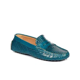 Saint G Women Textured Genuine Leather Driving Shoes-picture-29