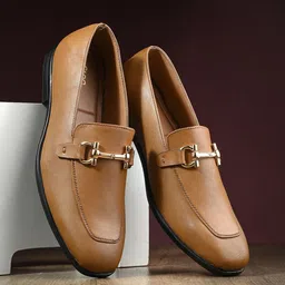 CLOG LONDON Men Leather Horsebit Loafers-12