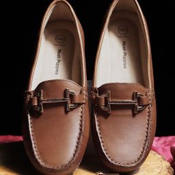 Hush Puppies Women Embellished Leather Horsebit Loafers-image-12