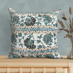 SHADES of LIFE Blue 2 Pieces Square Cushion Covers-image-83