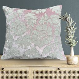 SHADES of LIFE Pink & White 2 Pieces Square Cushion Covers-image-11