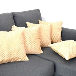 Tranquil square Set Of 5 Cotton Square Cushion Covers-57