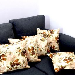Tranquil square Set Of 5 Multi Flower Cushion Covers-15