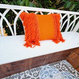 THROWPILLOW Orange Rectangle Cushion Covers-image-2