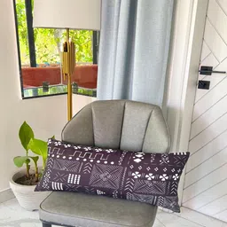 THROWPILLOW Black & White Abstract Printed Rectangle Cushion Cover-12