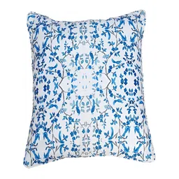 THROWPILLOW Blue & White Abstract Square Cushion Cover-image-42