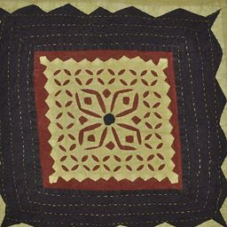 Lal Haveli Green & Black Ethnic Motifs Silk Square Cushion Cover-image-14