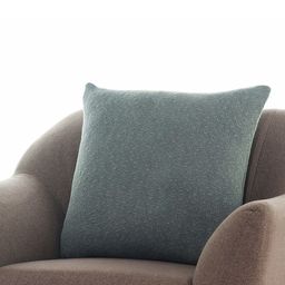 Pluchi Grey Cotton Square Cushion Cover-5