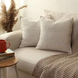 House This White Set of 2 Square Cushion Covers-19