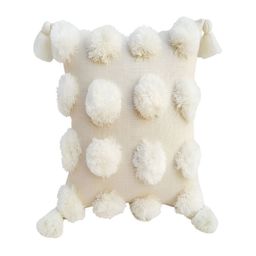 THROWPILLOW Off White Embroidered Square Cushion Cover-image-69