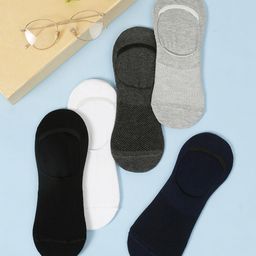 LOUIS STITCH Men Pack Of 5 Antibacterial Shoe Liners-33