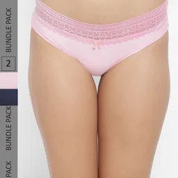 N-Gal Women Pack Of 2 Solid Hipsters-picture-47