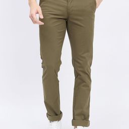 Duke Men Mid-Rise Slim Fit Chinos Trousers-image-31