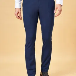Peregrine by Pantaloons Men Slim Fit Formal Trousers-image-77