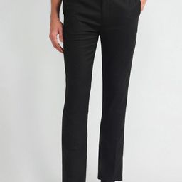 Arrow New York Men Autoflex Checked Slim Fit Mid-Rise Plain Formal Trousers-picture-7