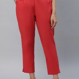 AURELIA Women Slim Fit Cropped Trousers-image-85