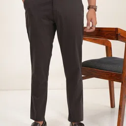 HIGHLANDER Men Tapered Fit Mid-Rise Trousers-image-16
