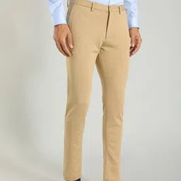 Indian Terrain Men Urban - C Tapered Fit Formal Trousers-image-71