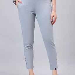 THE PAJAMA FACTORY Women Relaxed Tapered Fit Trousers-picture-43
