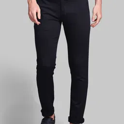 Parx Men Blue Tapered Fit Trousers-picture-18