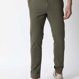 RARE RABBIT Men Cloveys Slim Fit Mid-Rise Cotton Trouser-picture-44