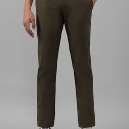 Allen Solly Men Slim Fit Solid Cotton Casual Trousers-image-72