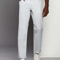 Calvin Klein Jeans Men Slim Fit Mid-Rise Trousers-picture-46
