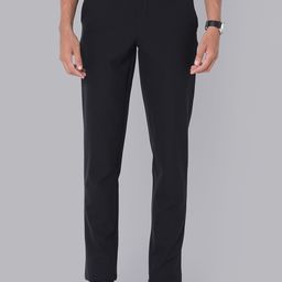 V Dot Men Mid Rise Slim Fit Formal Trousers-image-90