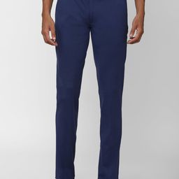 Peter England Men Slim Fit Formal Trousers-picture-13