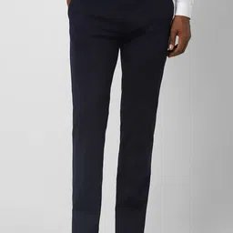 Peter England Men Slim Fit Formal Trousers-picture-20