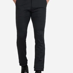JB STUDIO Men Slim Fit Cotton Formal Trousers-image-7