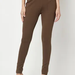 Crimsoune Club Women Slim Fit Mid-Rise Trousers-32