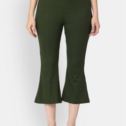 V-Mart Women Self Design Cotton Bootcut Trousers-image-26