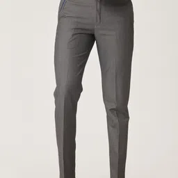 MR BUTTON Men Mid-Rise Slim Fit Trousers-image-38