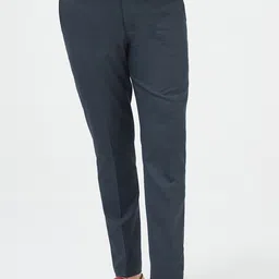 MR BUTTON Men Slim Fit Formal Trousers-image-56