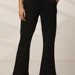 elleven Women Mid-Rise Straight Fit Parallel Trouser-image-106