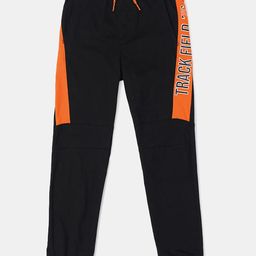 Jockey Boys Super Combed Cotton Rich Graphic Print Joggers With Drawstrings Closure - AB18-image-67
