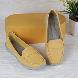 Metro Women Textured Penny Loafers-image-80